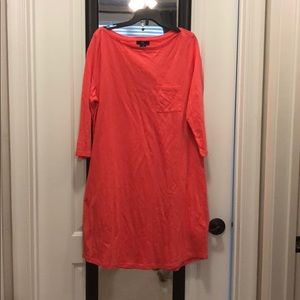 NWT GAP boatneck 3/4 length sleeve dress size L